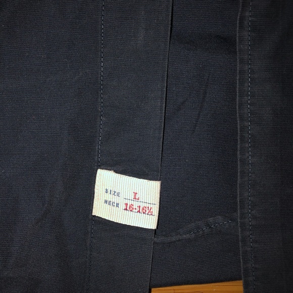J Crew Vintage Navy Button Down - Picture 4 of 4